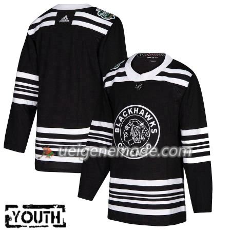 Kinder Eishockey Chicago Blackhawks Trikot Blank 2019 Winter Classic Adidas Schwarz Authentic